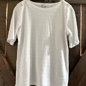 Talbots top size medium white